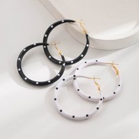 Heming jewelry fashion dripping polka dot earrings femininity high sense temperament versatile niche design earrings