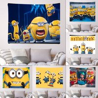 M-minion CUTE Movie Flags Home Decor Tapestries Banners Background Decorations Children's Banners Holiday Decorations Backdrops