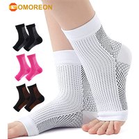 1 Paar Neuropathie-Socken für Männer und Frauen, beruhigende Kompressionssocken für Neuropathie-Schmerzen, Knöchelbandage, Plantarfasziitis, Schwellungen, Linderung