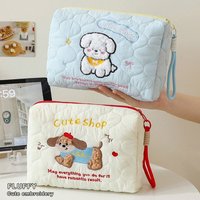 NEW Large Capacity Makeup Bag Portable Cute Cartoon Dog Storage Bag Multi-functional Cosmetic Bag Travel Storage Pouch for Women
