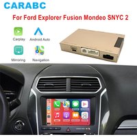 CARABC For Ford Explorer Fusion Mondeo Wireless CarPlay Android Auto Mirror Link AirPlay Reverse Camera Car Play