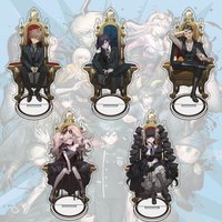 Anime Danganronpa V3 Figure Acrylic Stand Key 15cm Sitting Pose Model Plate Desk Decor Standing Sign Gifts