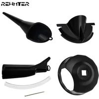 Motorcycle Oil Filter Funnel Set Primary Case Oil Fill Funnel Black Cap Wrench For Harley Touring Sportster XL 48 Dyna Softail