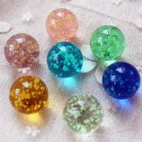 10 Stück leuchtende Glaskugeln Spielzeug 16mm kleine Murmeln Spielzeug Flipper Maschine Perlen für Konsolen spiel