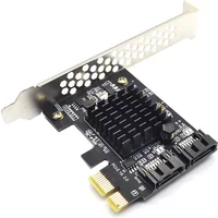 PCI-E SATA Extension Card PCI Express X1 to 2 Port SATA 3.0 6Gb Adapter Controller Marvell 9125 Chip PCIE to SATA Expansion Card