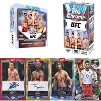 Genuine 2025 TOPPS UFC Chrome Value Mega Box Ultimate Fighting Official Authorized Celebrity Collection Trading Card