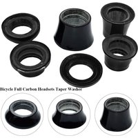Glossy Mountain Road Bicycle Headset Conical Spacers Bicycle Accessories Taper Washer Full Carbon Headsets Ultralight Bike Parts