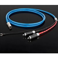 HiFi 5Pin DIN XLR to 2RCA OFC Silver Plated Phono Tonearm Cable Ground Wire with Spade plug With Carbon Fiber Shielding Plug