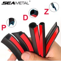 Car Door Seal Strip Auto Rubber Door Sealing Strips Car Door Protector Door Guard Noise Insulation Soundproof Z P D Type Seals
