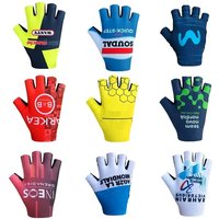 AliExpress NONE QUICK STEP INEOS INTERMARCHÉ-WANTY Ag2r Team One Pair Half Finger Cycling Gloves