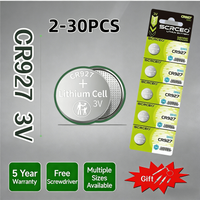 2-30PCS CR927 3V Lithium Battery DL927 BR927 LM927 ECR927 For Watch Car Remote Control Clock Electric Toy Button Cell