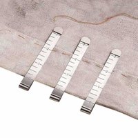 Metal Sewing Crimping Clip Stainless Steel Sewing Clips for DIY Clothing Stitching Pinning Marking Quilting Ruler Tool 3pcs/5Pcs