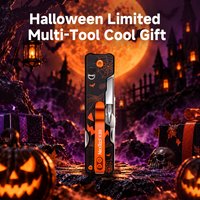 NexTool Knight K30 – wielofunkcyjne narzędzie 11 w 1, edycja „Dynia Halloween”, nóż kieszonkowy EDC, przenośne narzędzie do użytku na zewnątrz, idealne na kemping, świetny prezent dla niego.