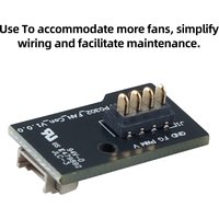 Upgraded For Flashforge AD5X Fan Adapter Simplify Wiring And Facilitate Maintenance Fan Adapter For AD5X 3D Printer Parts
