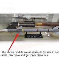 3D Printed US AIM120 Medium-range Model Non Functional Military Fans Collection Ornament Teach Tool Manual Assembly DIY Model