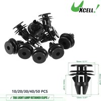 UXCELL 10/20/30/40/50 Pcs Tail Light Lamp Retainer Clip for Dodge for Ram 1500 2007-2010 No.68061648AA