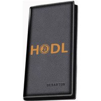 HODL Bitcoin Crypto Coin Gold letters Men's Long Wallets Business Stylish Printing Design Casual Use Christmas Valentine's Fathe