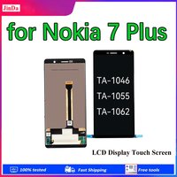 Original LCD for Nokia 7 Plus LCD TA-1046 TA-1055 TA-1062 Display Touch Screen Digitizer Assembly for Nokia E7 Plus LCD Screen