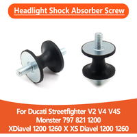 For Ducati Streetfighter V2 V4 V4S XDiavel 1200 1260 X XS Diavel 1200 1260 Monster 797 Motorcycle Headlight Shock Absorber Screw
