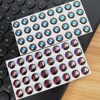Car Key Shell Sticker Car Key Remote Fob Decal For BMW M E34 E36 E60 E90 X5 X6 M3 M5 M6 E71 F01 F02 F87 E46 E39 interior sticker