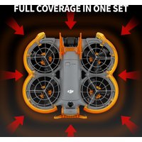 4in1 Injection-Molded Protective Guard Arrmor Kit for DJI Neo 2 Smooth-Finish Propeller Guards & Gimbal Bumper Drone Accessories