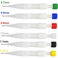 0.7mm-1.2mm Color-coded Specs Hair Transplant Pen Eyebrow Planting Pen Hair Follicle Transplant Needle 1pc/5pcs