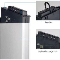 36V 48V 10.4Ah 750W Ebike Battery for Samebike LO26 20LVXD30 DCH-006 Folding Bike Li-ion Battery 17Ah High Capacity with Charger