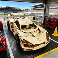 3D Wooden Supercar Puzzle: Fun and Educational DIY Craft Gift, Christmas Gift, Holiday Gift