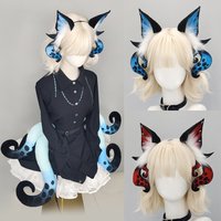 Halloween Cosplay Headdress Anime Accessories Beast Ear HeaddressDiffuse Dark Octopus Sea MonsterTentacle Beast Ear Hair Hoop