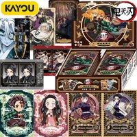 KAYOU Official Demon Slayer Kimetsu No Yaiba Booster Box - Dawn Series Anime Trading Cards with Rare ZR QR R Holo Foil Cards