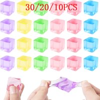 Squishy Fidget Toys Ice Cubes Soft Square Squeeze Sensory Stress Ball Anxiety Relief Party Favors Birthday Gifts Kids Boys Girls