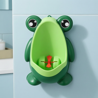 Potty Training Urinal Wall Mounted Frog Toddler Boys Pee Trainer With Aiming Target Kids Bathroom