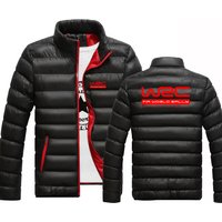 World Rally Championship WRC Printed New Mens Fashion Popular Warm Coats Autumn Winter High Quality Windproof Padded Down Jacket