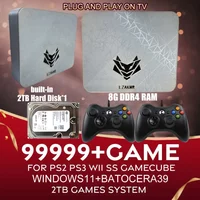 Ultimate Gaming Experience AK1 Intel 8th Game Box Windows11 2TB Games System with 70000+ Games Support PS2/PS3/WII/SS/GAMECUBE