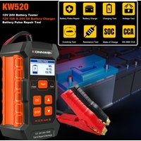 KONNWEi Automotive Battery Tester Battery Pulse Repair Test Voltage Detection Startup Testing Car Battery Charging Scan Tool