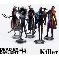 Game Dead by Daylight Trapper Huntress Myers Ghost Face Legion Acrylic Stand Anime DbD Claudette Meg Feng Min Keyring Fans Gift