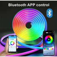 USB Waterproof Flexible Ribbon Tape RGB Neon Strip Lights Bluetooth Remote Control Esports Room Home Decor Neon Lights