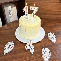 1 Pack 0-9 Italian Brainrot Cartoon Birthday Candles, Happy Themed Cake Toppers for Birthday Party Cake Decorations