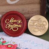 Merry Christmas Snowflake Reindeer Seal Wax Stamps Copper Brass For DIY Scrapbooking Wax Sealing Stamp Envelope Decoration
