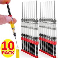 For 3.4mm Fountain Pen Ink Syringe Fillers Fountain Pen Converters Pen Ink Supplies with Removable Blunt Needle Tip for Gluing