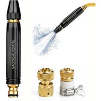 High-Pressure Water Gun Household Car Wash Water Black Car Wash Nozzle Diamond Water Watering Pipe Car Wash Gun Nozzles Kit