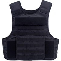 Tactical Vest Black Breathable Multi-functional Outdoor Vest Security Patrol Clothes Molle system