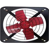 12" 80W Square Industrial Ventilation Fan Axial Flow Wall Mounted Air Shutter Exhaust Fan