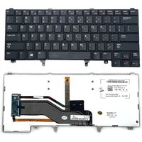 US Layout Replacement Keyboard with Backlight Pointer fo Dell Latitude E5420 E5430 E6220 E6320 E6330 E6420 E6430 E6440 Series