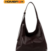 HOMEFISH New Tote bag hand bill of lading shoulder women's bag retro simple large bag Tote bag