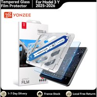 YZ Für Tesla Model 3 Highland Y Juniper 25-26 Heck 8-Zoll-Displayschutzfolie aus gehärtetem Glas, 15,4-Zoll-Mittelkonsole Touchscreen-Schutzfolie
