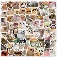 10/30/50/100pcs Cute Cartoon Funny Cat Stickers Cartoon Cute Decals DIY Laptop Phone Diary Toy Stationery Decoration Sticker