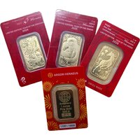 2026 Year of the Horse Gold Plated Bar With Red Seal Packaging 1oz Copper Bar With Different Serial Number Souvenir Gift