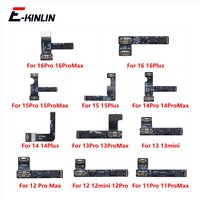 Pre-Programmed Battery Tag-on Flex Cable For iPhone 11 12 13 mini 14 15 16 Plus Pro Max Shows Health 0 Cycle Times Repair Tools