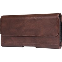 Leather Belt Clip Phone Case Men Waist Bag For Google Pixel 9 8 7 Pro 9A 8A,Oppo Reno 13 11 F 5G,OnePlus 12 Nord 4 Holster Pouch